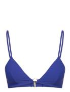 Triangle Moulded Cup Swimwear Bikinis Bikini Tops Triangle Bikinitops Blue Calvin Klein