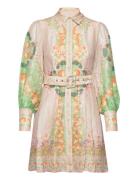 Mathilde Silk Dress Kort Kjole Multi/patterned Malina