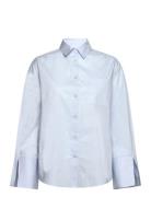 Bs Sophie Regular Fit Shirt Tops Shirts Long-sleeved Blue Bruun & Stengade