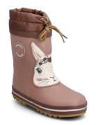 Winter Wellies - 3D Shoes Rubberboots High Rubberboots Burgundy Mikk-line