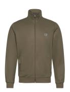 Track Jacket Tops Sweatshirts & Hoodies Sweatshirts Green Fred Perry