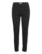 Carma Stribet 7/8 Bukser Bottoms Trousers Slim Fit Trousers Multi/patterned Minus