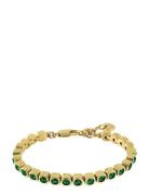 Cory Sg Emerald Green Accessories Jewellery Bracelets Chain Bracelets Green Dyrberg/Kern