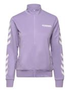 Hmllegacy Poly Woman Zip Jacket Sport Sweatshirts & Hoodies Sweatshirts Purple Hummel