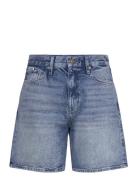 High Bermuda Short Clean Edge Wmn Bottoms Shorts Denim Shorts Blue G-Star RAW