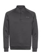 Aeroscuba 1/4 Zip Funnel Tops Sweatshirts & Hoodies Fleeces & Midlayers Grey Castore