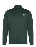 Marl 1/4 Zip Tops Sweatshirts & Hoodies Fleeces & Midlayers Green Castore
