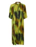 Tamaramw Long Shirtdress Dresses Shirt Dresses Green My Essential Wardrobe