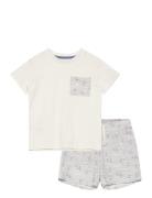 Printed Short Pyjamas Sets Sets With Short-sleeved T-shirt Multi/patterned Mango
