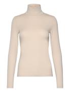 Mscholivie R Ls Top Tops T-shirts & Tops Long-sleeved Cream MSCH Copenhagen
