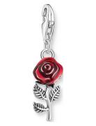 Charm Pendant Rose Accessories Jewellery Necklaces Chain Necklaces Silver Thomas Sabo