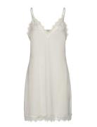 Rwbillie Lace Strap Dress Bodies Slip Cream Rosemunde