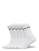 Jacbasic Logo Tennissock 5 Pack Noos Jnr Sokker Strømper White Jack & J S