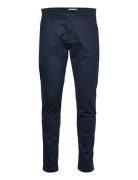 Luca Slim Chino Pant Gots/Vegan Bottoms Trousers Chinos Navy Knowledge Cotton Apparel