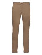 Bs Anton Slim Fit Chinos Bottoms Trousers Chinos Beige Bruun & Stengade