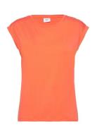 U1520, Adeliasz T-Shirt Tops T-shirts & Tops Short-sleeved Orange Saint Tropez