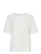 Bypamila Half Sl Tshirt 2 - Tops T-shirts & Tops Short-sleeved White B.young
