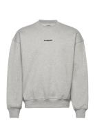 Daily Over D Crew Neck Designers Sweatshirts & Hoodies Sweatshirts Grey HAN Kjøbenhavn