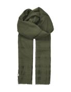 Milena Cowo Scarf Accessories Scarves Lightweight Scarves Green Becksöndergaard