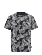 Onsperry Life Reg Leaf Aop Ss Tee Noos Tops T-Kortærmet Skjorte Navy ONLY & SONS