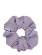 Ea Zig-Zag Scrunchie Accessories Hair Accessories Scrunchies Purple SUI AVA