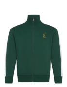 Double-Knit Mesh Track Jacket Tops Sweatshirts & Hoodies Sweatshirts Green Polo Ralph Lauren