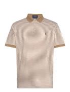 Classic Fit Soft Cotton Polo Shirt Tops Polos Short-sleeved Beige Polo Ralph Lauren