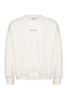 Borg Heavy Crew Tops Sweatshirts & Hoodies Sweatshirts Cream Björn Borg