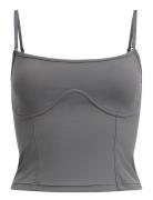 Butter Soft Top True To Body Tops T-shirts & Tops Sleeveless Grey Rethinkit