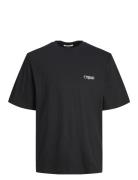 Jortaormina Graphic Tee Ss Crew Neck Tops T-Kortærmet Skjorte Black Jack & J S