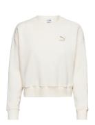 Classics Fleece Crew Sport Sweatshirts & Hoodies Sweatshirts Beige PUMA