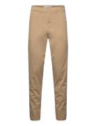 Slh172-Slimtape-New Miles Flex Pant N Bottoms Trousers Chinos Beige Selected Homme