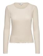 Onlcarlotta L/S Top Noos Jrs Tops T-shirts & Tops Long-sleeved Cream ONLY