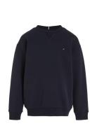 U Timeless Fleece Sweatshirt Tops Sweatshirts & Hoodies Sweatshirts Navy Tommy Hilfiger