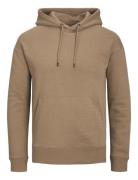 Jjestar Basic Sweat Hood Noos Tops Sweatshirts & Hoodies Hoodies Brown Jack & J S