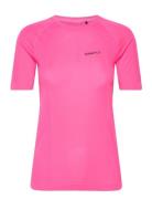 Adv Cool Intensity Ss W Sport T-shirts & Tops Short-sleeved Pink Craft