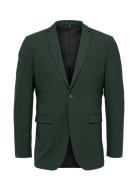 Slhslim-Elon Blz Flex B Noos Suits & Blazers Blazers Single Breasted Blazers Khaki Green Selected Homme