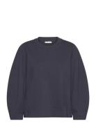 Marviniw Cocoon Blouse Tops Sweatshirts & Hoodies Sweatshirts Navy InWear