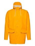 Erik M Dull Pu Jacket W-Pro 5000 Outerwear Rainwear Rain Coats Yellow Weather Report