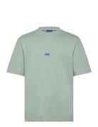 Nieros Tops T-Kortærmet Skjorte Green HUGO BLUE