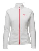 W Daybreaker Fleece Jacket Sport Sweatshirts & Hoodies Fleeces & Midlayers White Helly Hansen