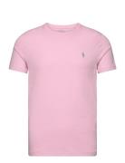 Custom Slim Fit Jersey Crewneck T-Shirt Designers T-Kortærmet Skjorte Pink Polo Ralph Lauren