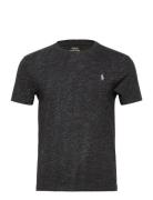 Custom Slim Fit Jersey Crewneck T-Shirt Designers T-Kortærmet Skjorte Black Polo Ralph Lauren