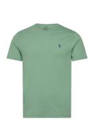 Custom Slim Fit Jersey Crewneck T-Shirt Designers T-Kortærmet Skjorte Green Polo Ralph Lauren