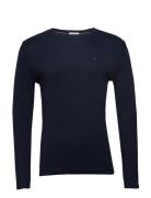 Tjm Original Rib Longsleeve Tee Tops T-Langærmet Skjorte Navy Tommy Jeans