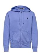 Spa Terry Full-Zip Hoodie Tops Sweatshirts & Hoodies Hoodies Blue Polo Ralph Lauren