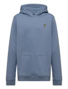 Classic Oth Hoody Fleece Tops Sweatshirts & Hoodies Hoodies Blue Lyle & Scott Junior