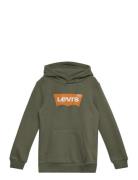 Levi's® Batwing Screenprint Hooded Pullover Tops Sweatshirts & Hoodies Hoodies Khaki Green Levi's