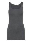 Vmmaxi My Soft Long Tank Top Noos Tops T-shirts & Tops Sleeveless Grey Vero Moda