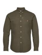 Gd Oxford-Slbdppcs Tops Shirts Casual Green Polo Ralph Lauren